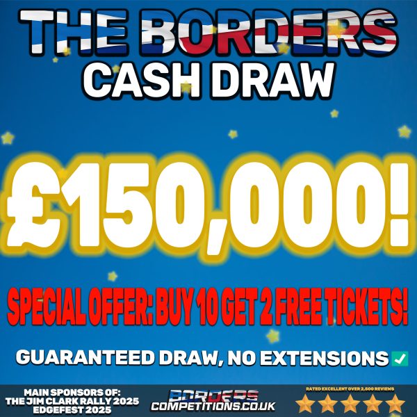 THE BORDERS CASH DRAW | OUR BIGGEST PRIZE EVER