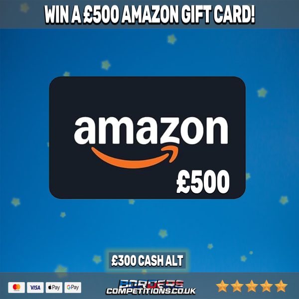 WIN A £500 AMAZON GIFT CARD!