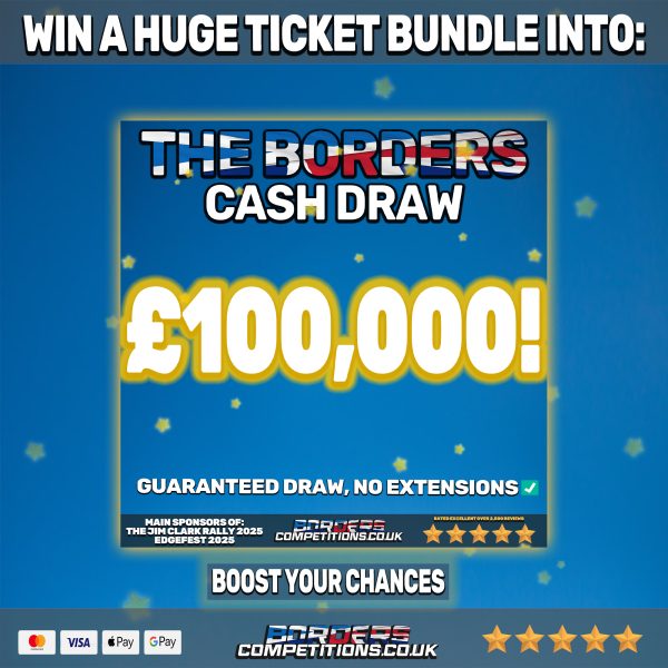 500 ENTRIES BUNDLE | THE £100,000 DRAW!