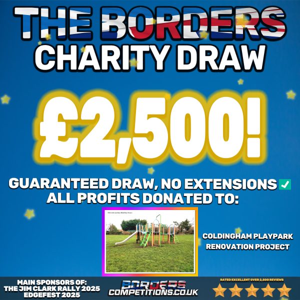 WIN £2,500 CASH | RAISING FOR COLDINGHAM PLAYPARK RENOVATION