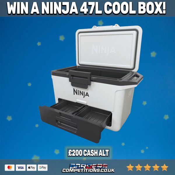NINJA FROSTVAULT COOL BOX | 47 LITRE | WHITE OR GREY COLOUR