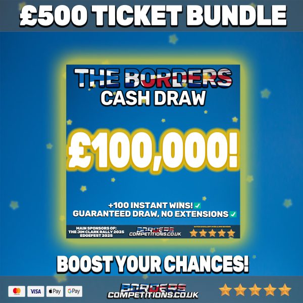 £500 TICKET BUNDLE | £100,000 DRAW #1
